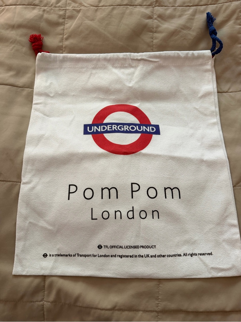 Pom Pom London Transport for London Dust Bag